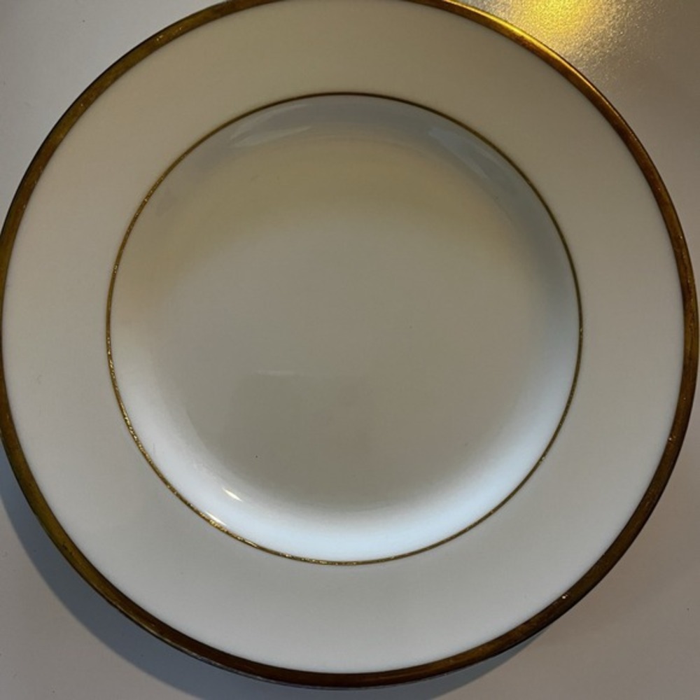 ROYAL DOULTON THE ROMANCE COLLECTION HEATHER‎ H5089 LOT 3 SALAD PLATES GOLD TRIM